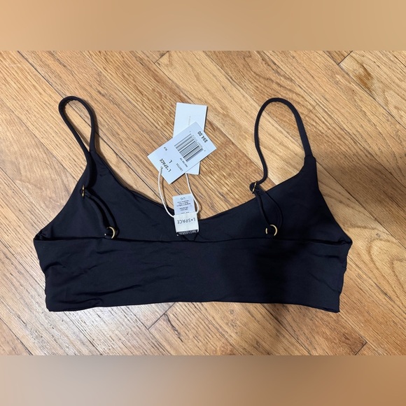 L*Space High Tide Bikini Top in Black - Picture 6 of 6